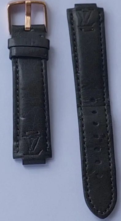 PULSEIRA DE COURO ORIGINAL DO RELÓGIO LOUIS VUITTON - COMPLETA. - Foto 5