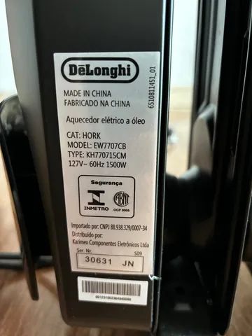 DeLonghi Aquecedor de ambiente leo Comfortemp EW7707CB