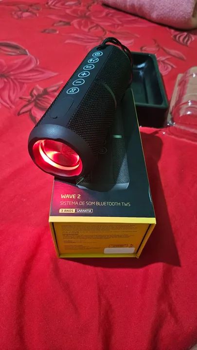 Caixa de Som Bluetooth Pulse Wave 2 Nova - Foto 4