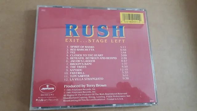 CD  - Rush  - Exit... Stage Left (1981)  - Foto 2