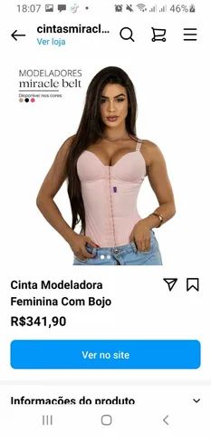 Cinta modeladora Miracle belt - Roupas - Vera Cruz, Montes Claros  1277322167