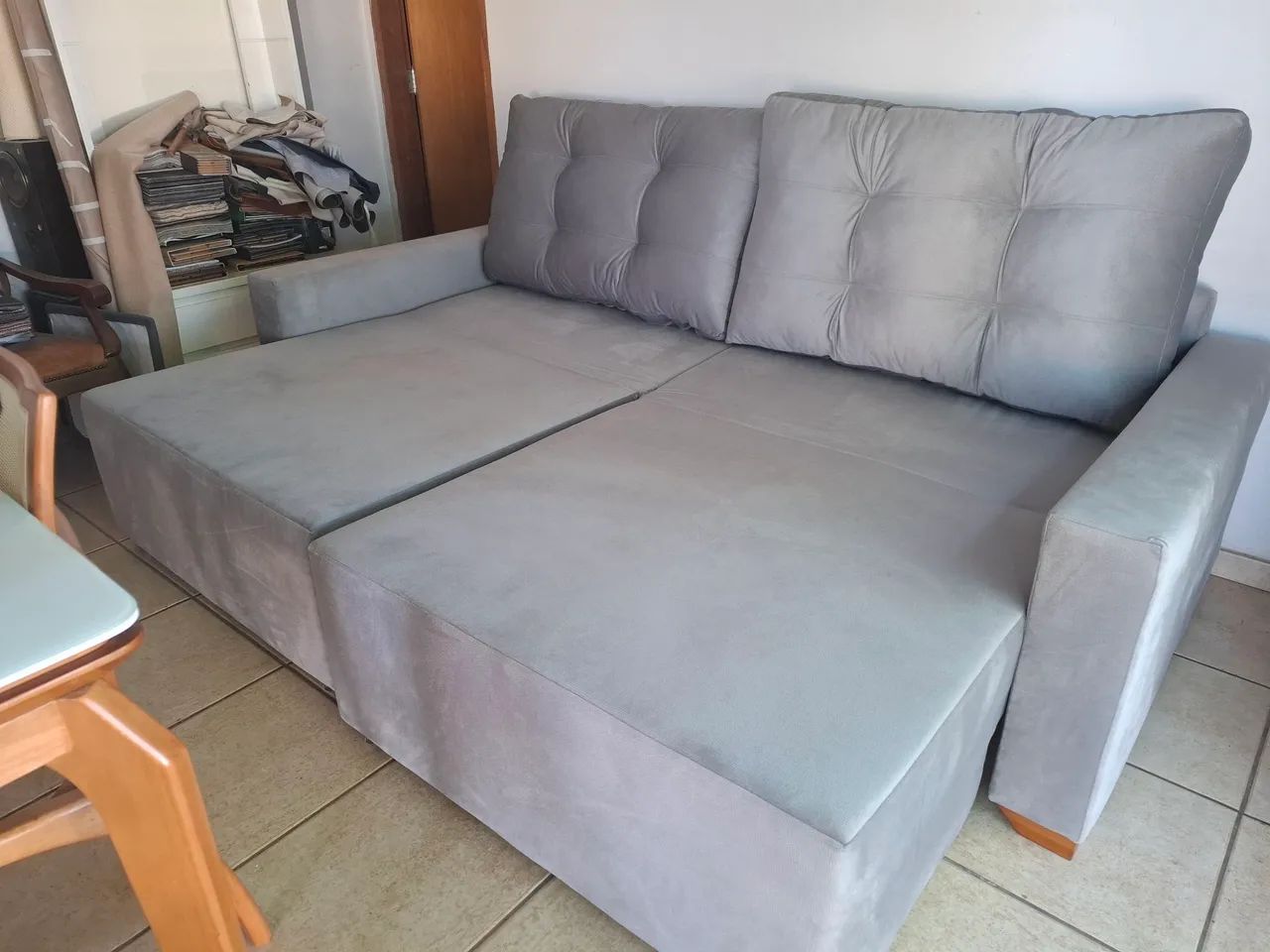 Sofá Cama  2.40 mts novo  - Foto 3