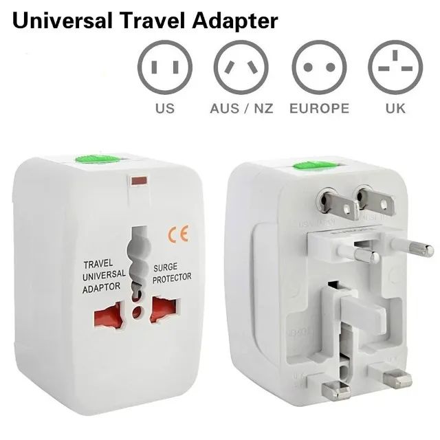 Adaptador Tomada Universal Para + De .150 Países europe , USA, Japão - Foto 5