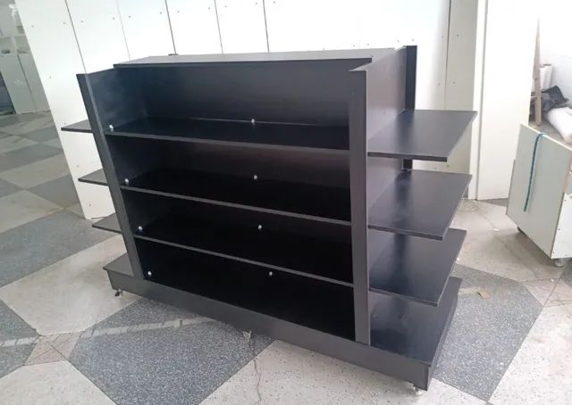 GÔNDOLA EXPOSITORA PRETO MDF - Foto 2