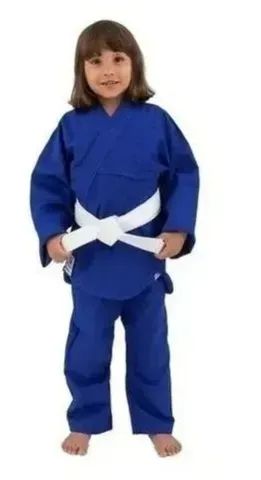 kimonos Novos infantis brim Jiu Jitsu ou Judô - Somos fabricantes - Foto 5
