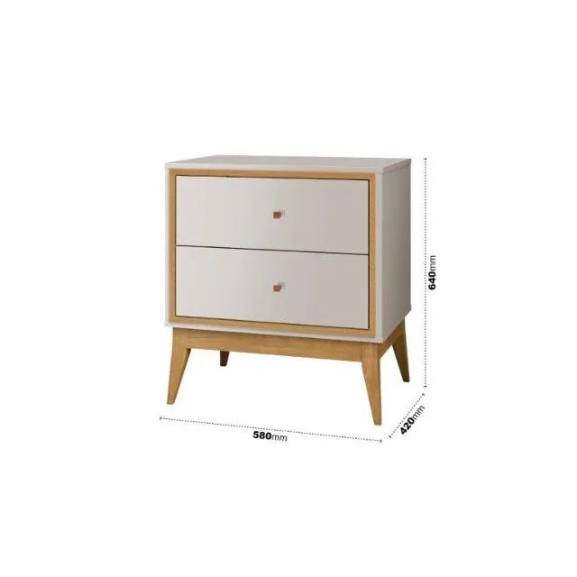 Mesa de Cabeceira LC Estilo Retrô ! Frete + Montagem Grátis. - Foto 3