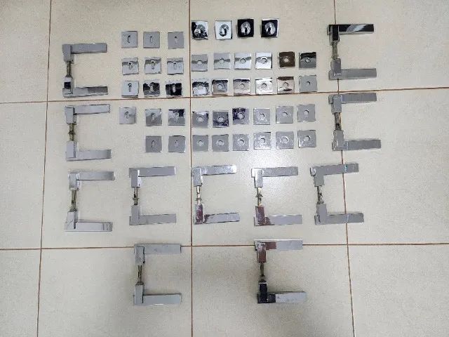 11 Maçanetas Pado Nina cromadas - Foto 3