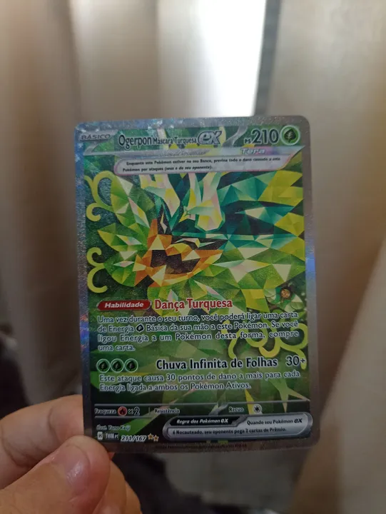 Carta Pokémon Ogerpon Máscara Turquesa EX