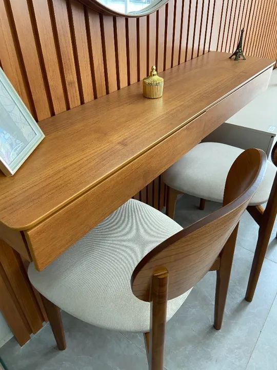 Aparador Moderno com Ripas Legítimas e Nicho com 2 Gavetas - Foto 2