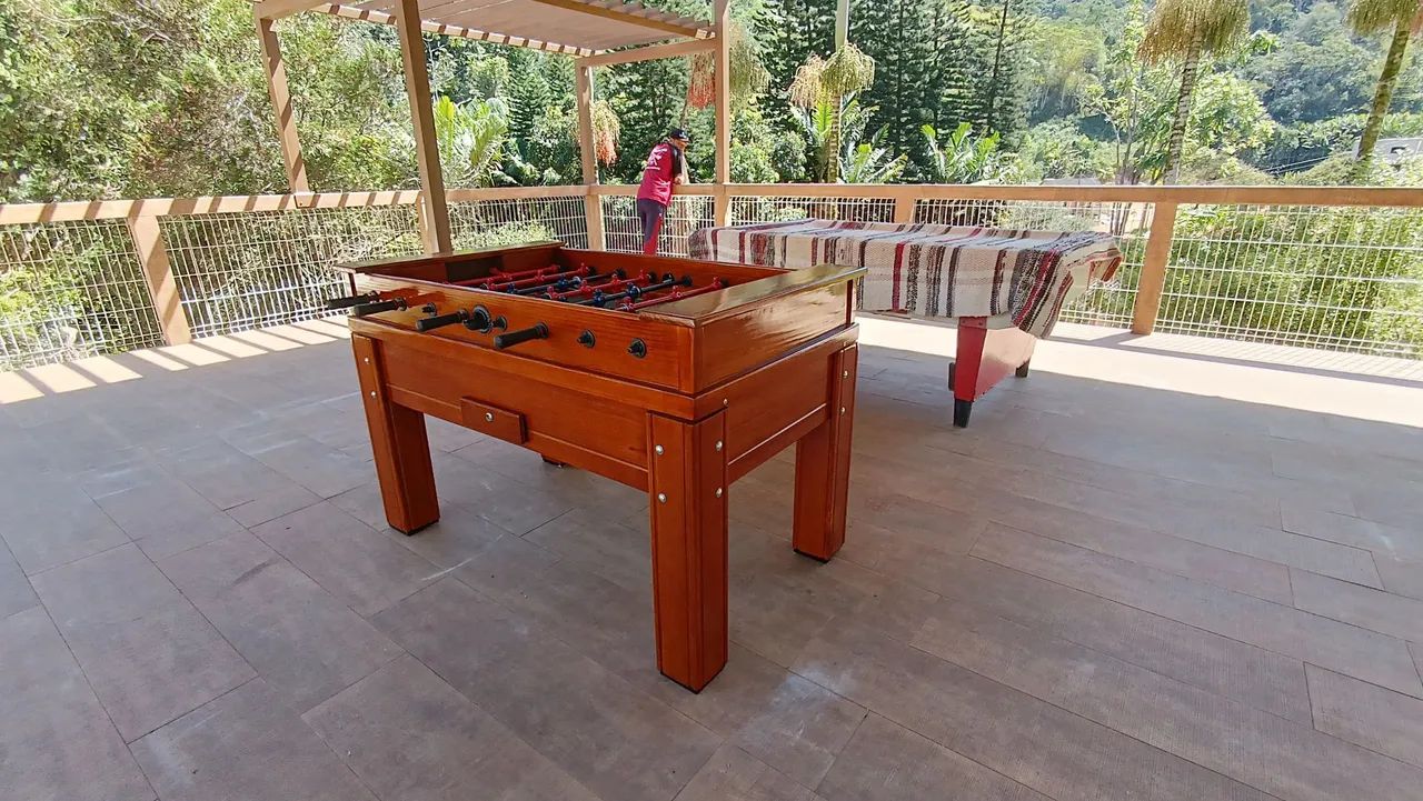 Mesa de totó- Madeira Maciça - Foto 5