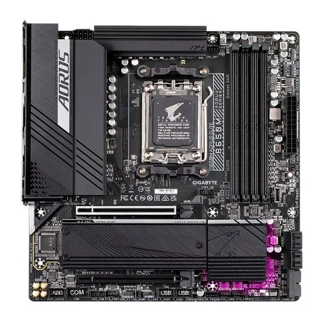 Placa Mãe Am5 Gigabyte B650M Aorus Elite, Ddr5 128Gb, M2/Nvme, Dp, Hdmi