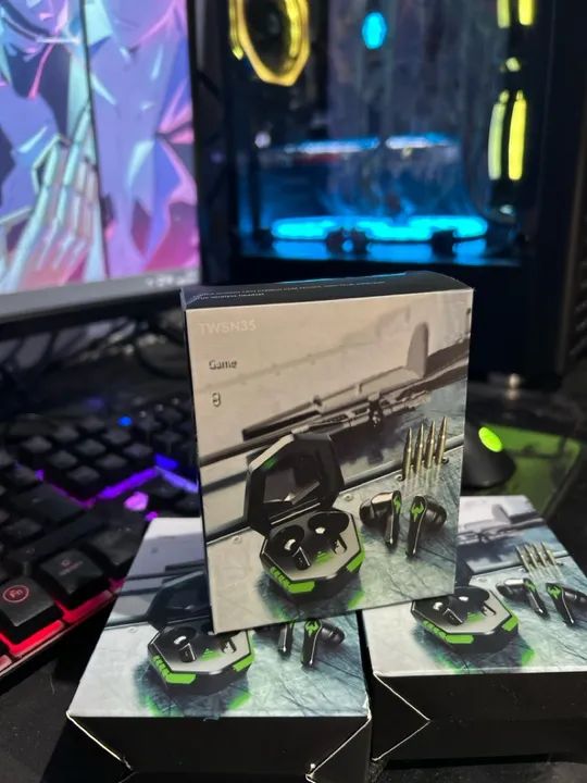 Fones de Ouvido Bluetooth TWSN35 - Gamer - Foto 2