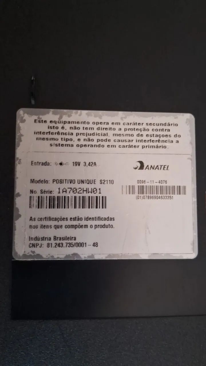 Carcaça Positivo Unique S2110 - Foto 4