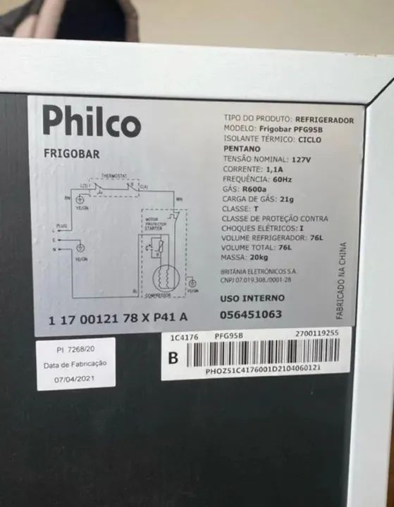 Frigobar philco 67 litros  - Foto 2