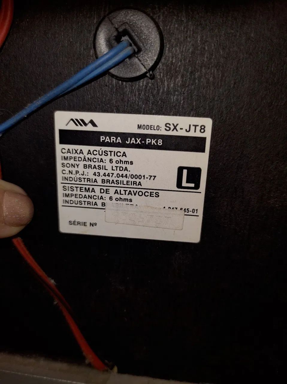 2 Caixas de som profissionais AIWA - Foto 2