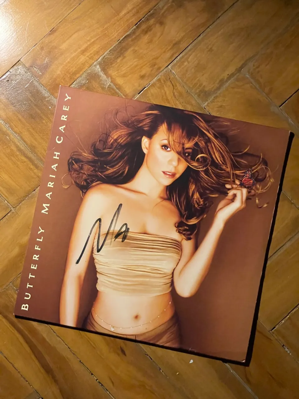 Disco de Vinil Mariah Carey - Butterfly (Autografado)