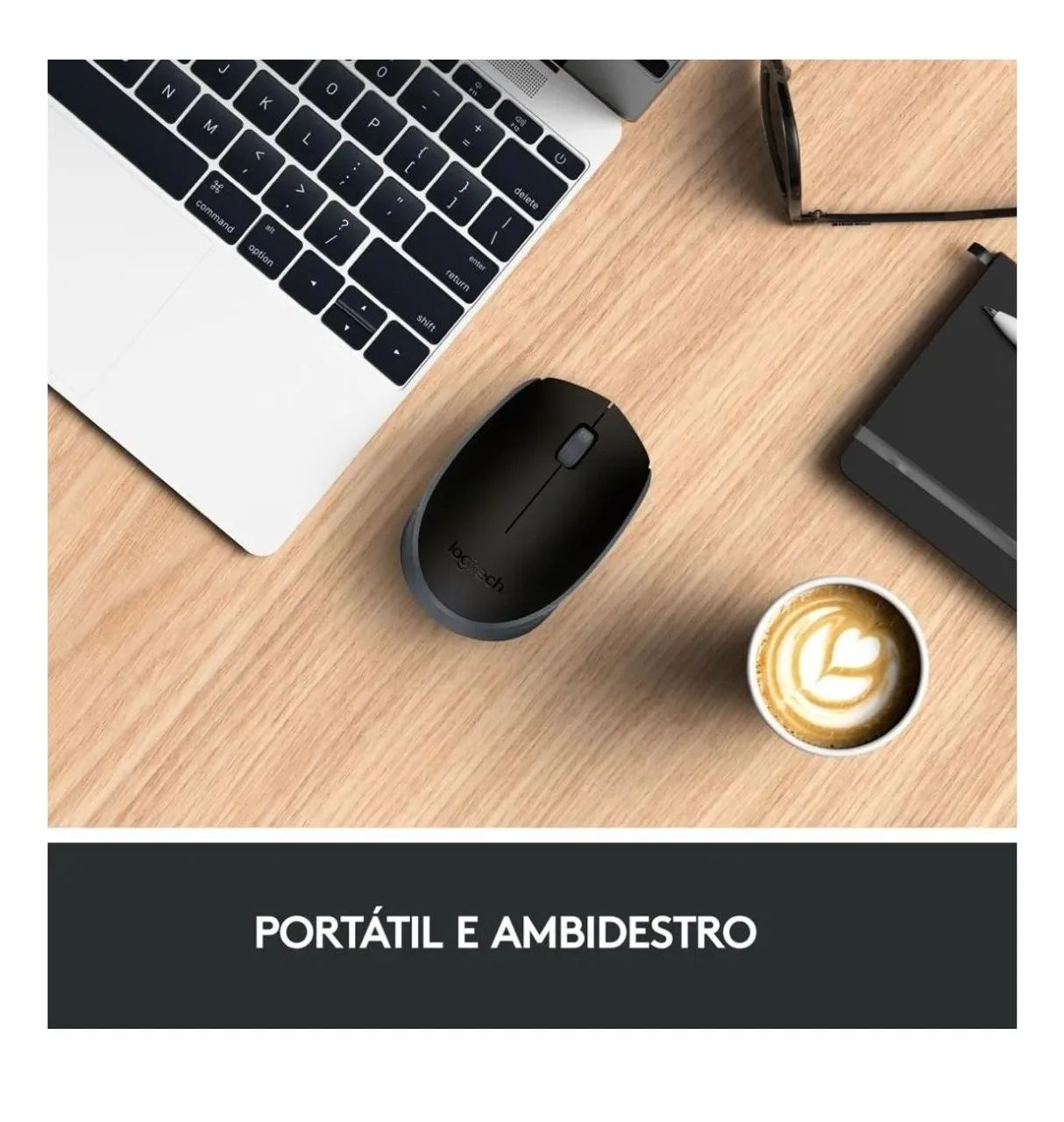 Mouse Logitech M170 Sem Fio - NOVO NA CAIXA!  - Foto 3