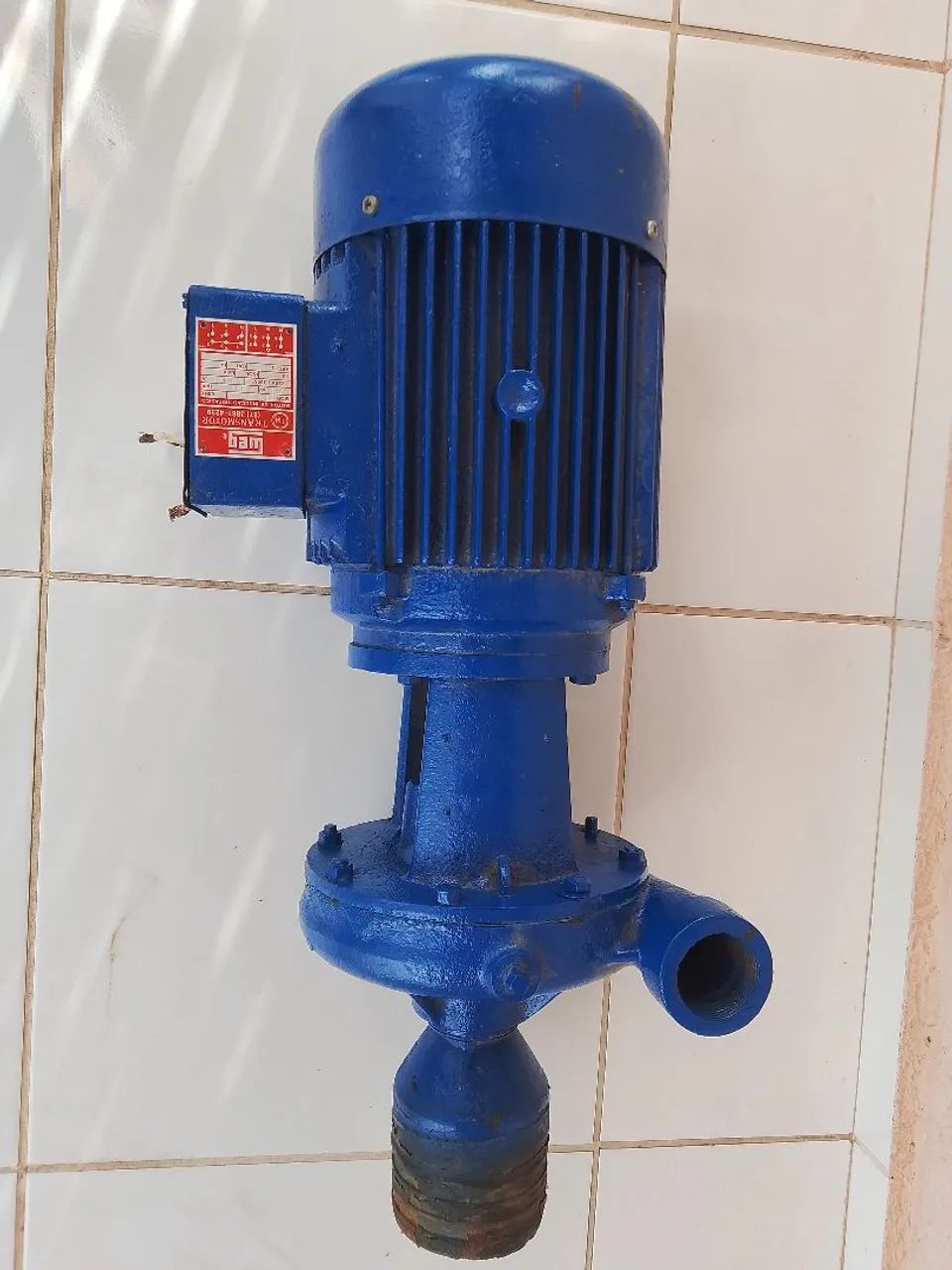 Bomba d'água para irrigação trifásica 7/5cv - Foto 2