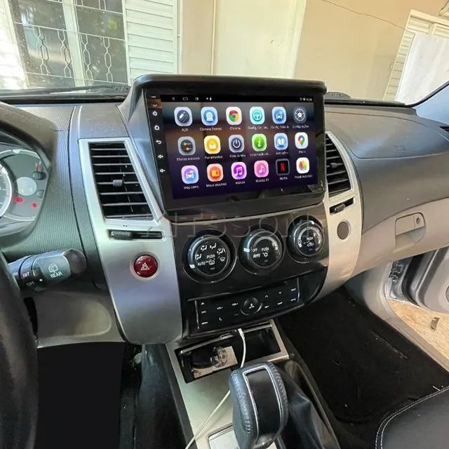 Multimídia 9 Polegadas L200 Triton Pajero Dakar - 2012 a 2016 - Foto 4