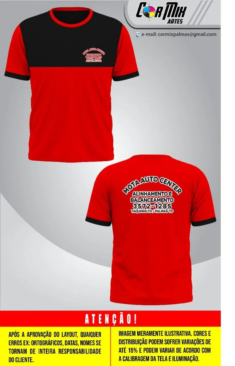 Camisetas em geral