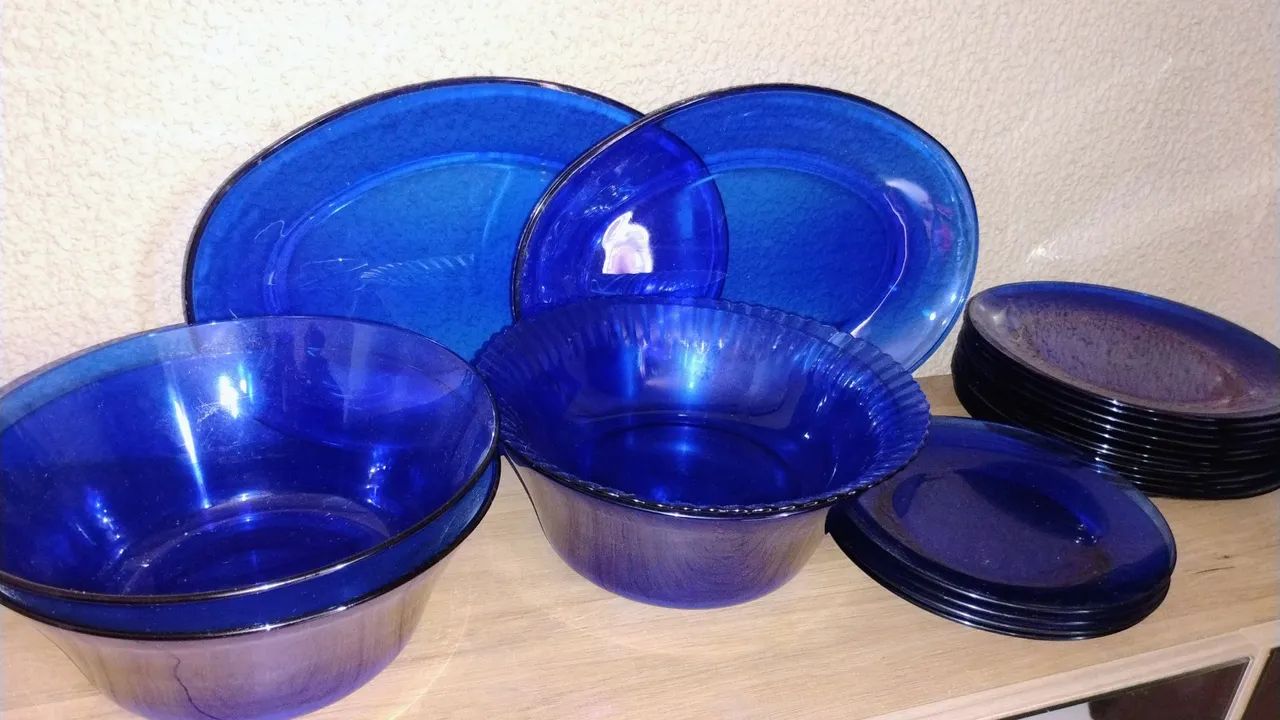 Jogo Duralex azul 28 pçs - Foto 2