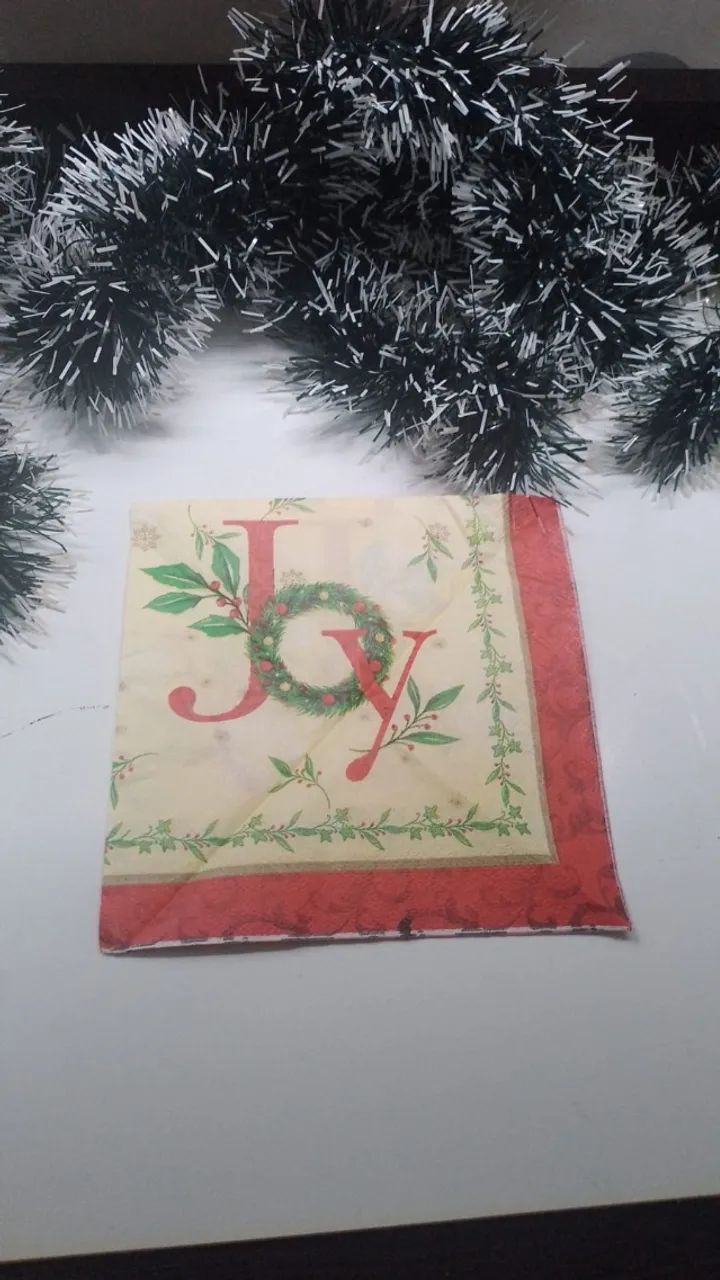  Guardanapos natalinos De Papel Folha Dupla- pct com 15 unidades- PONTA DE ESTOQUE - Foto 2