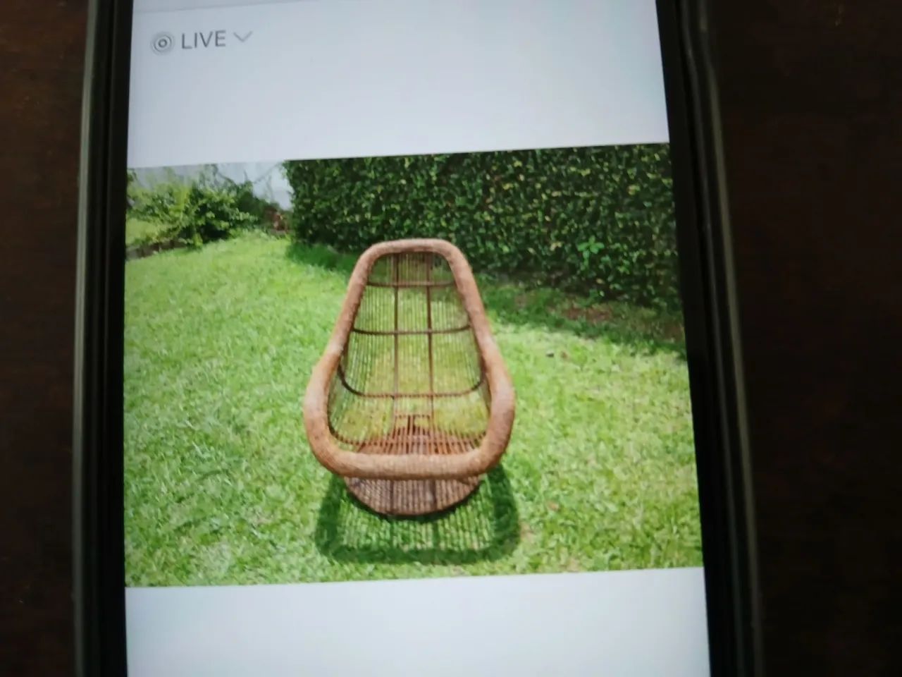 Cadeira giratória 360° e Balanço em Junco Natural Para seu PAPAI - Foto 2