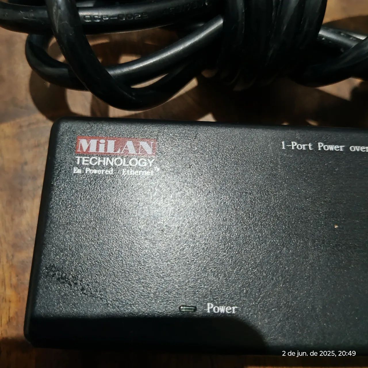 FPoE, power injector, fonte de Alimentação com Porta de Rede - Data In - Foto 4
