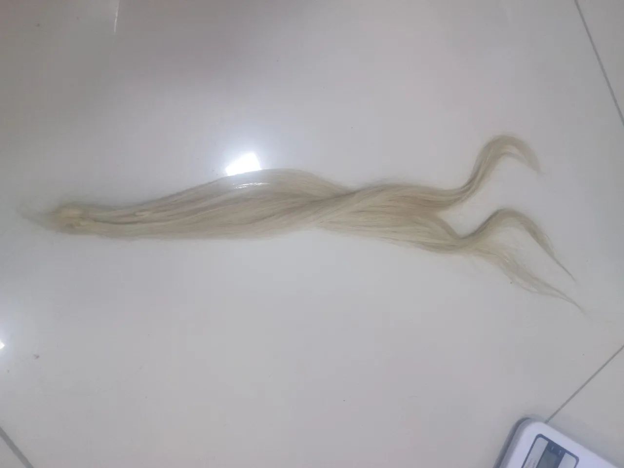 Cabelo natural loiro cinza 14  - Foto 2