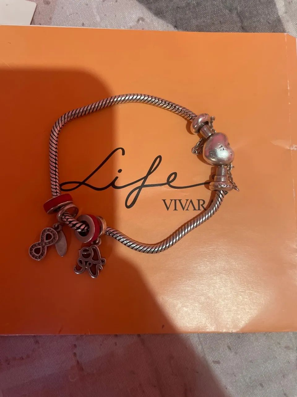 Pulseira Vivara Original com 4 Overlocks 