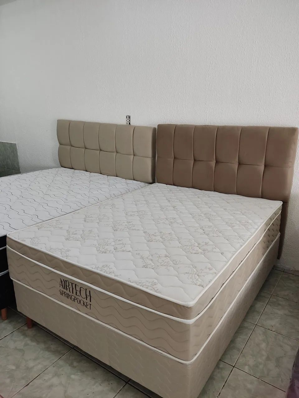 Cama Box Casal Airtech Spring Pocket