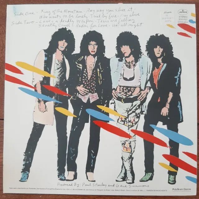LP Disco de Vinil Kiss Asylum Original C/ Encarte Original 1985 - Foto 2