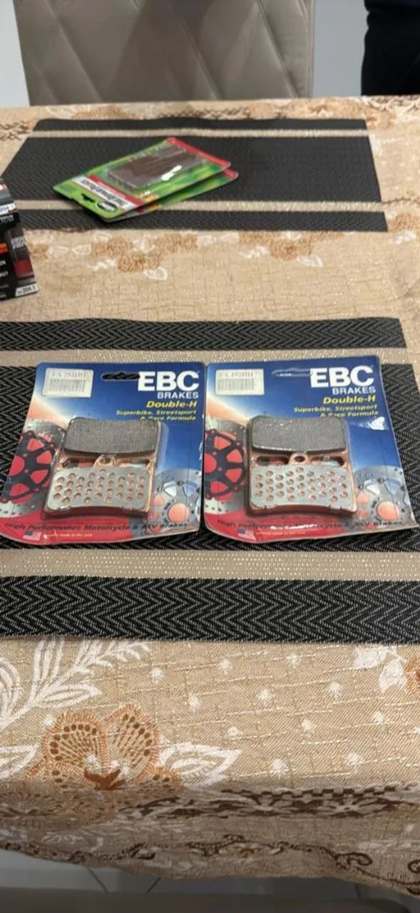 Pastilhas de freio EBC  para R1 ,R6,Tenere 1200 - Foto 2