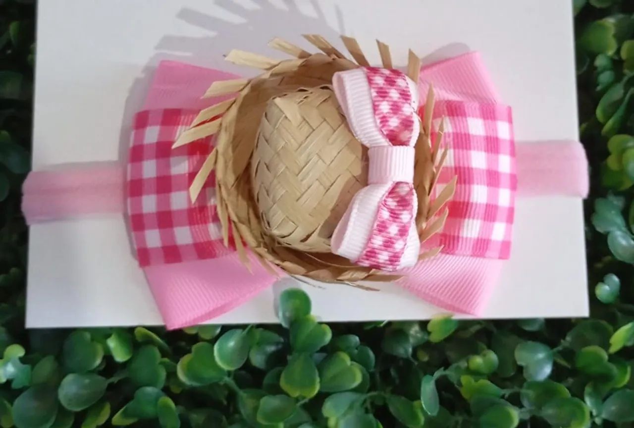 Faixas de cabelo para bebê - Festa Junina - Foto 3