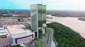 Sala comercial no RioMar Trade 5 - 29 m² - Andar alto