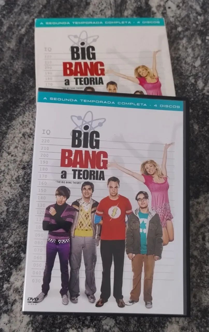 DVD Big-Bang -  A Teoria ( 2a. Temporada - 04 discos )