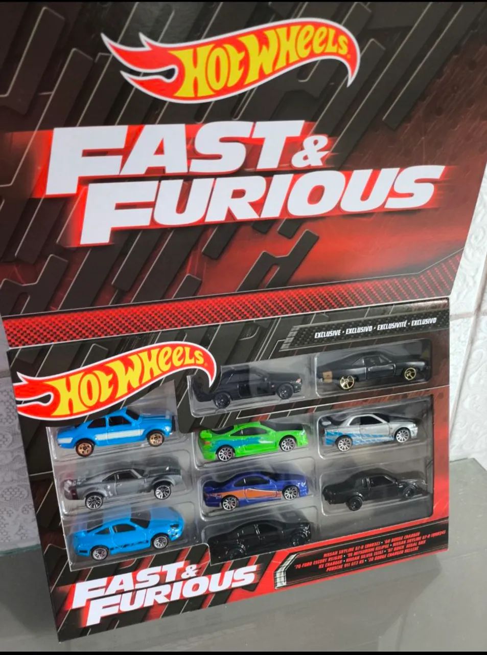 pack hot Wheels velozes e furiosos 10 miniaturas  - Foto 2