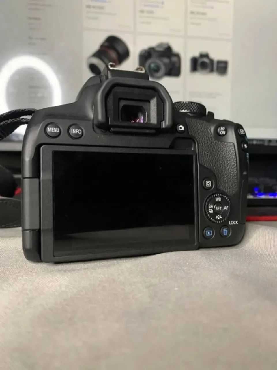 Câmera Profissional Canon 850D + Lente 18-55mm - Foto 4