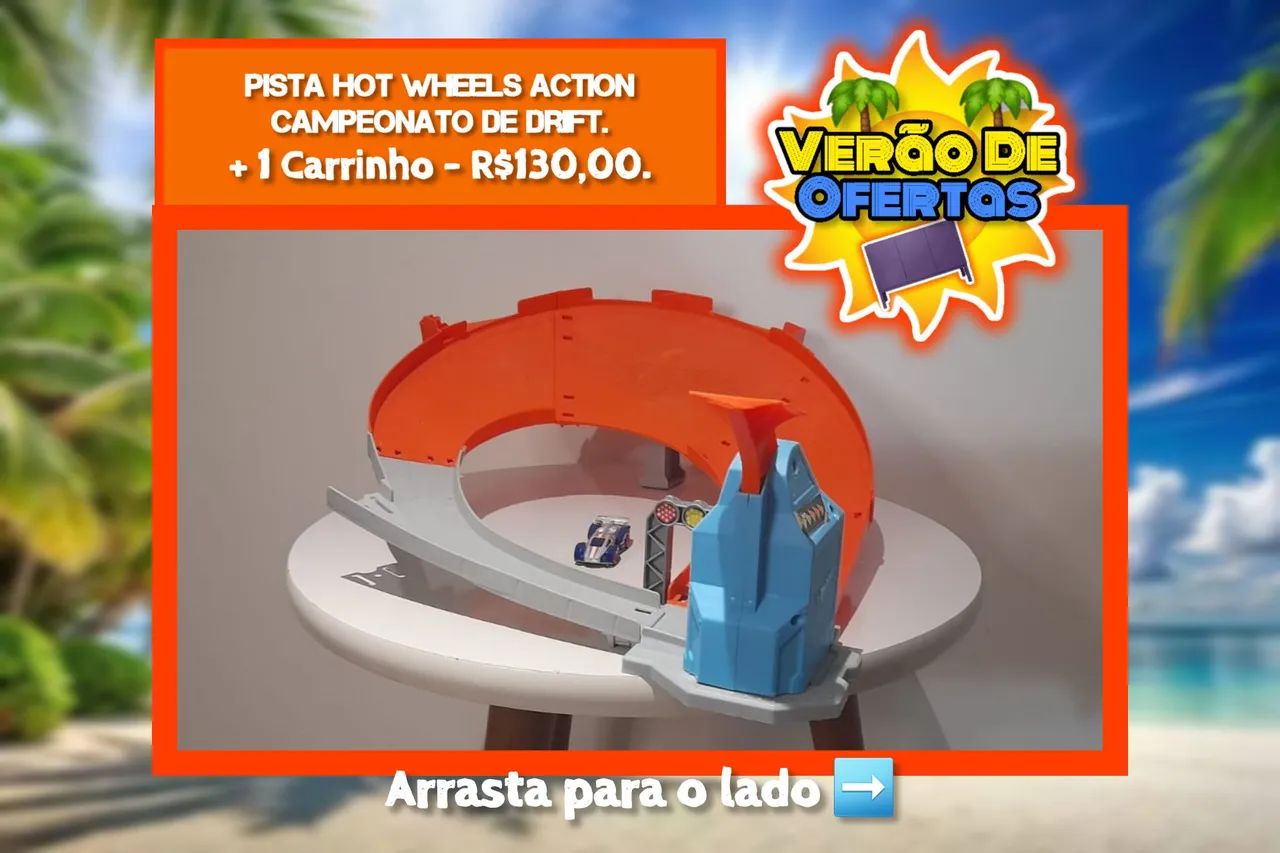 Pista Hot Wheels Action Campeonato de Drift