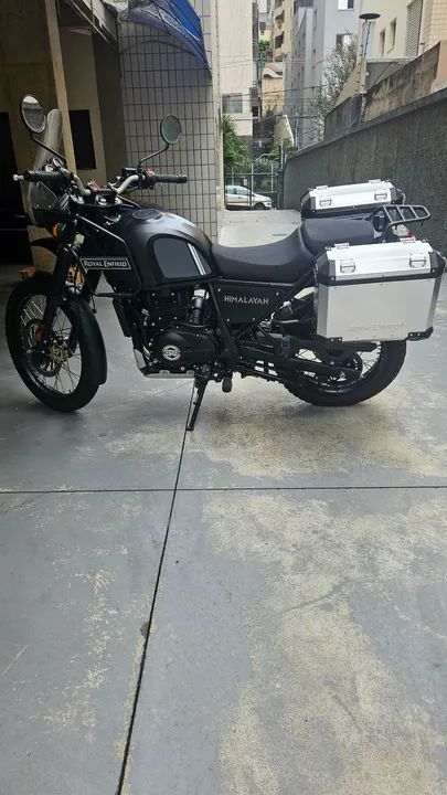 Royal Enfield Himalayan 2021 1.900 kms com baús originais 