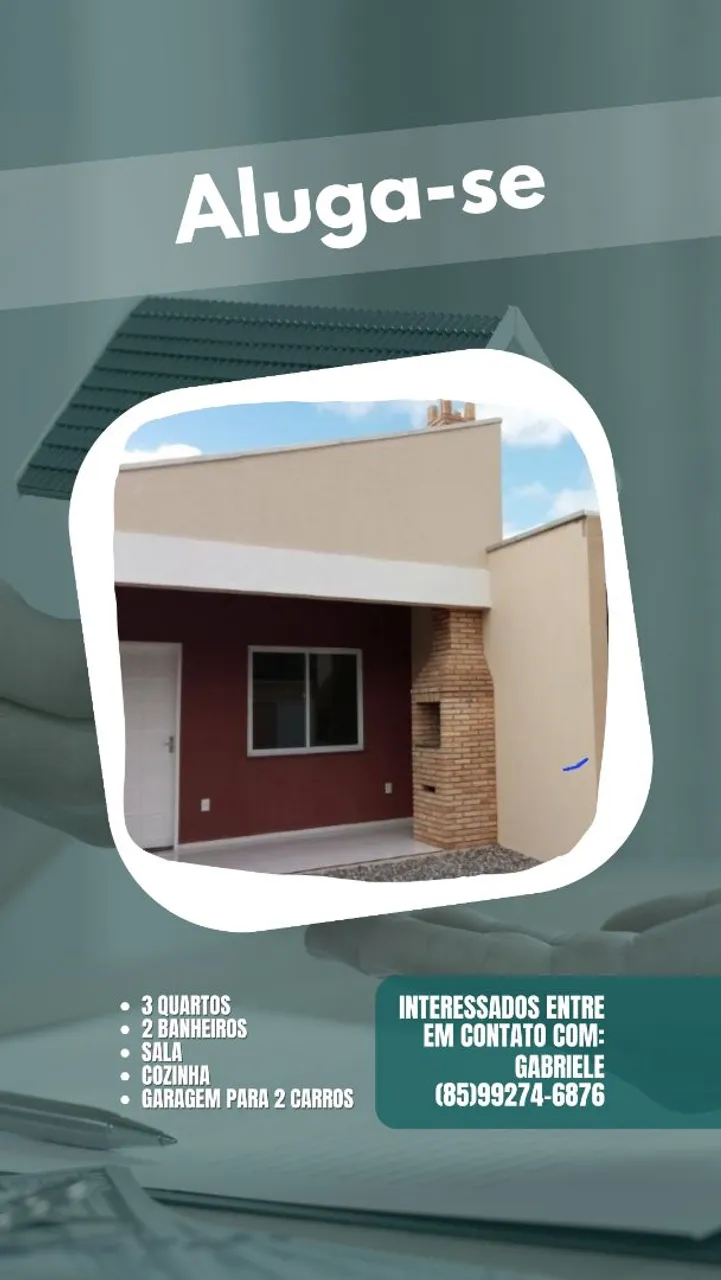 Casa com 3 dormitórios para alugar, por R$ 900,00 mês - jabuti Itaitinga/CE