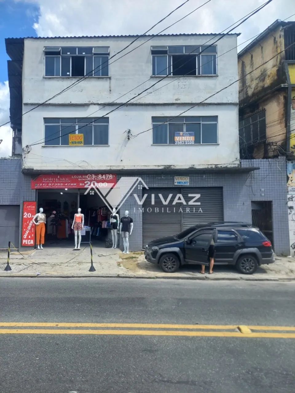 Ótima Loja em Pilares com 70m² com Salão Amplo Banheiro e Área de Serviço