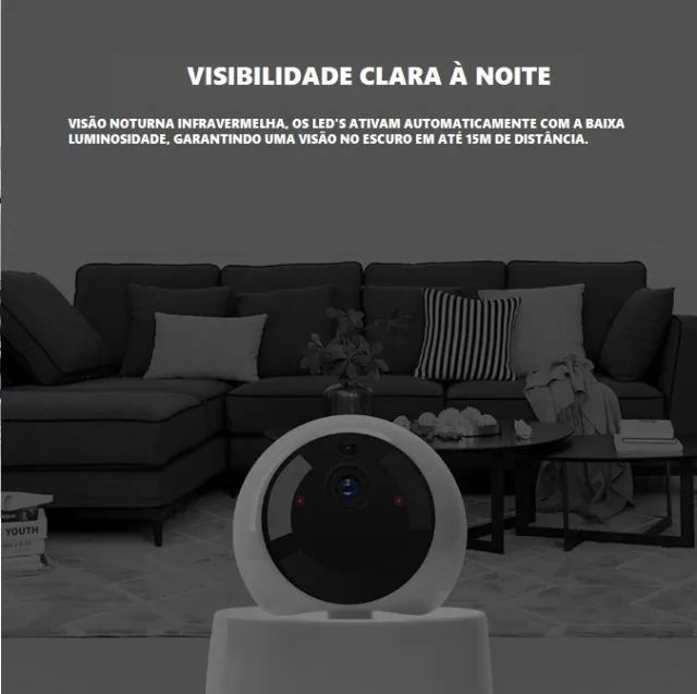 Câmera de Segurança Sonoff 360° com Alexa e Google Home - Foto 4