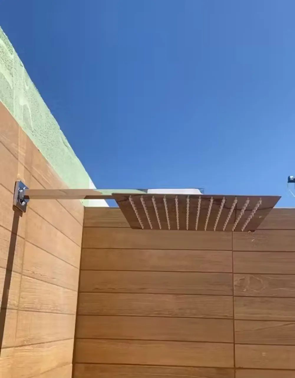 Chuveiro Ducha Quadrado Espelhado 20cm x 20cm