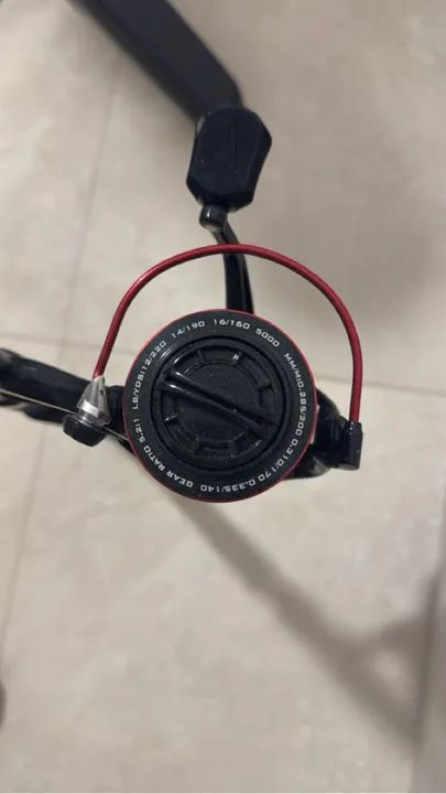 Vendo vara com molinete ZERA - Foto 3