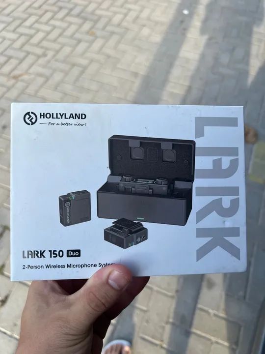 Microfone Sem Fio Hollyland Lark 150 Duo - Novo