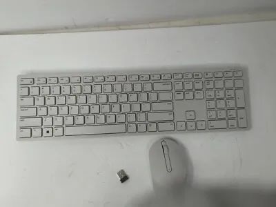 Teclado e mouse Dell Pro - KM5221W - Português (Brasil) - Branco