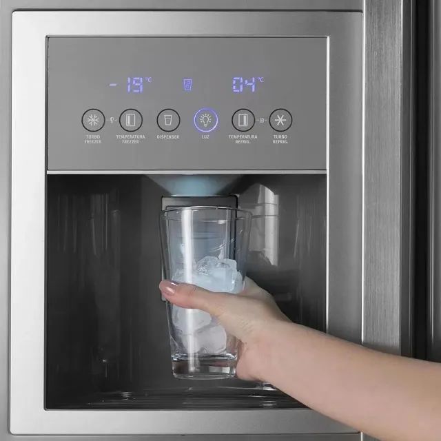 Geladeira Electrolux Frost Free 504L Side by Side Efficient Água na Porta Cor Inox (SS72X) - Foto 5