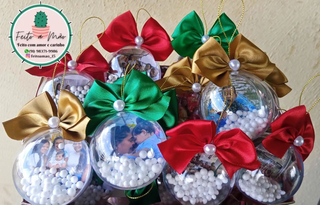 Bolinhas de natal personalizadas  - Foto 3