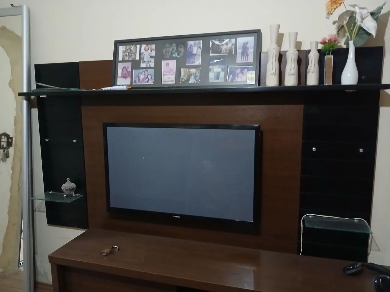 Rack com Painel para TV - Amadeirado - Foto 4
